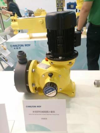 G系列機械隔膜計量泵，平緩脈動設計，沖擊小。可變偏心滑軸調(diào)節(jié)機構，曲柄連桿傳動。