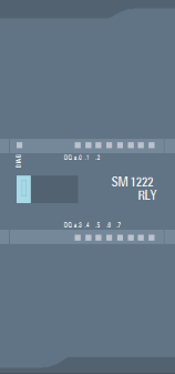 SM 1222, 8 DO, RELAY 2A