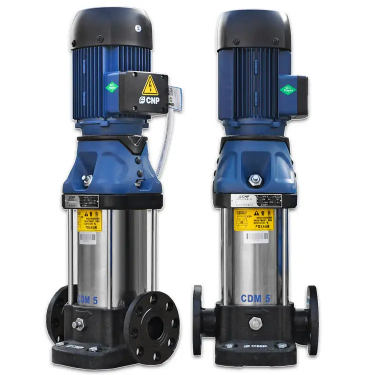 CDM/CDMF系列為參照歐洲標(biāo)準(zhǔn)最新自主研發(fā)的新一代、高效率非自吸立式多級離心泵。產(chǎn)品采用全新的工業(yè)設(shè)計(jì)，能效指標(biāo)達(dá)到MEI20.7，具有節(jié)能、低噪環(huán)保及結(jié)構(gòu)緊湊、外形美觀、重量輕使用維護(hù)方便可靠性高等特點(diǎn)